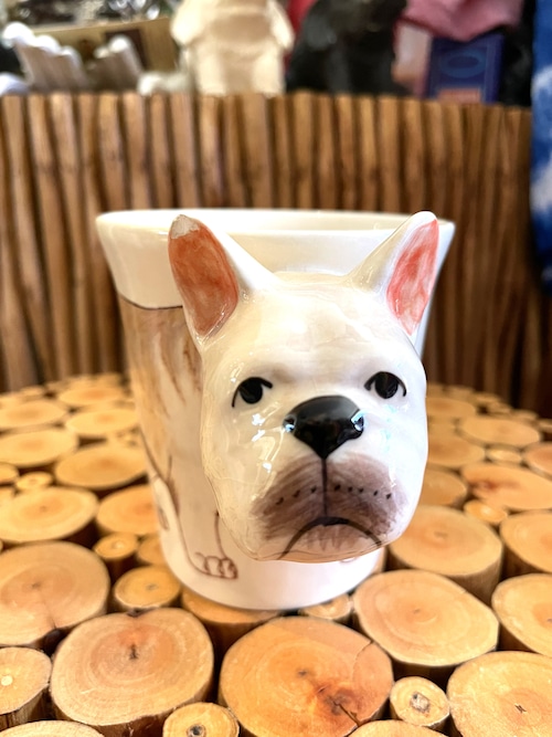 カップ アニマルカップ 面白カップ 可愛いカップ 陶器 瀬戸物  犬 いぬ イヌ アジアン雑貨