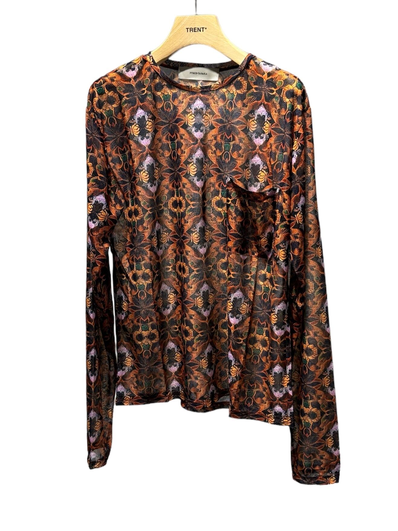 24AW】FUMIE TANAKA フミエタナカ / sheer print long tee | TRENT 