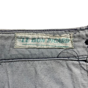 vintage 1950’s French LE BON PICARD work pants