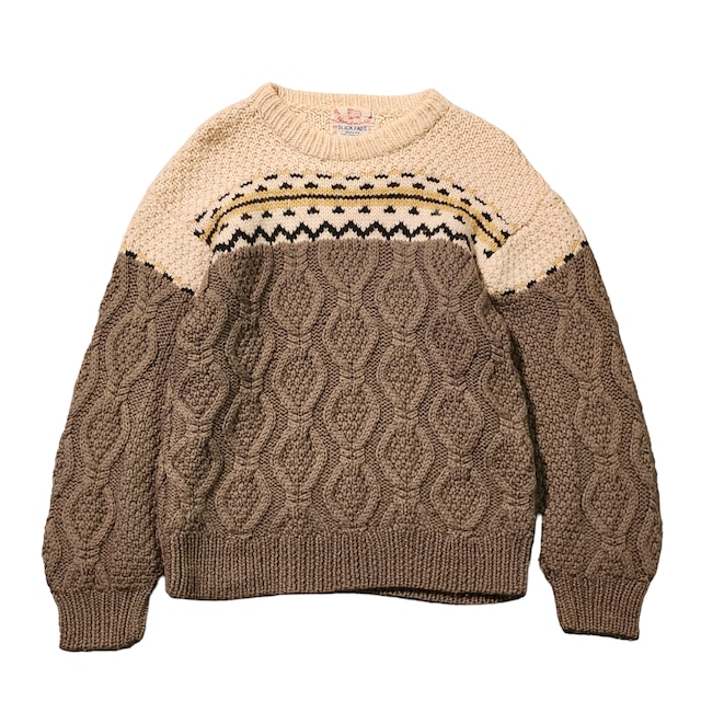 SLICK FADS - PURE VIRGIN WOOL SWEATER 【DW695】