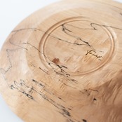 【銘木のパン皿】森の絵画のようなカエデの木