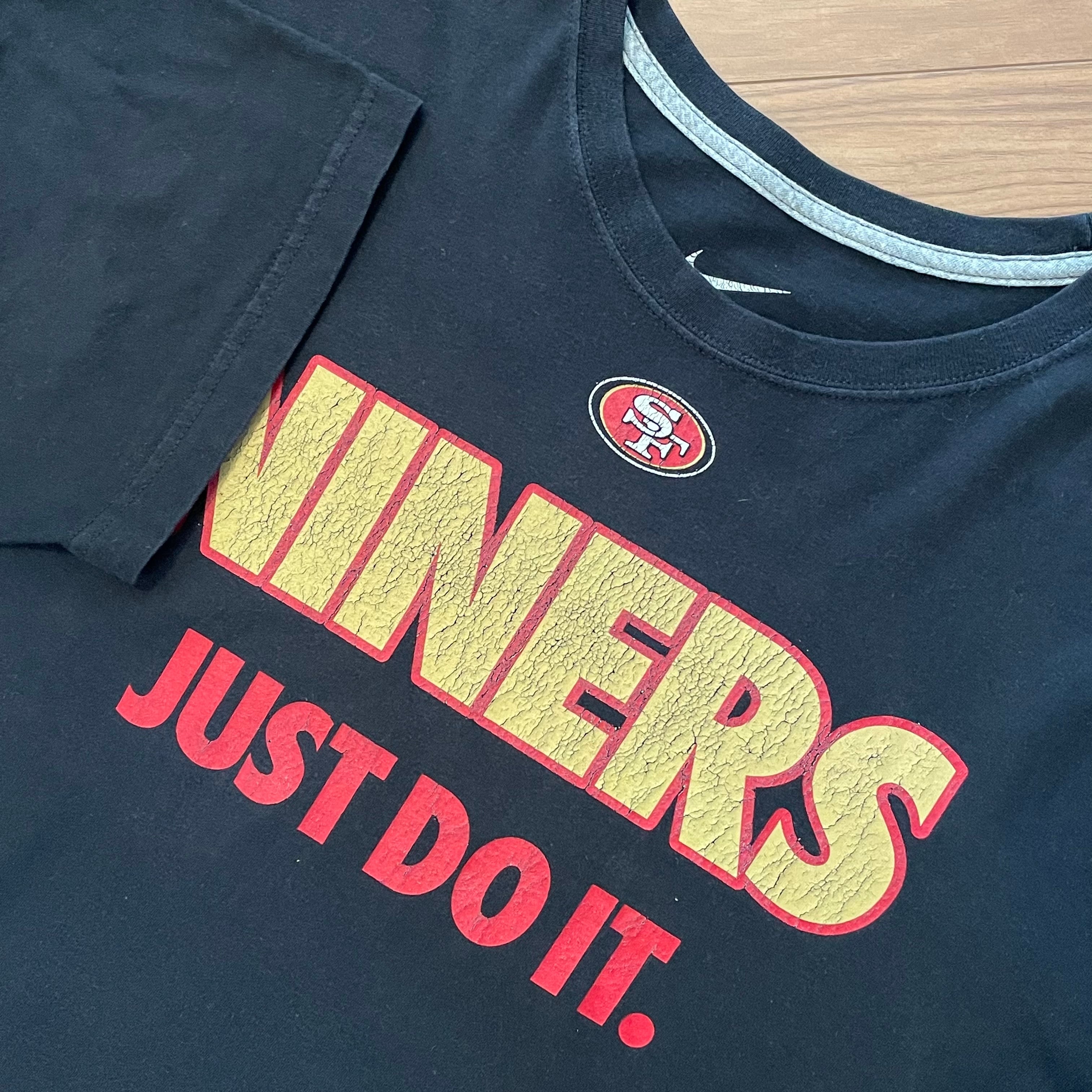 NIKE】NFL San Francisco 49ers Tシャツ アメフト XL ロゴ プリント