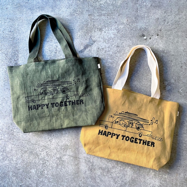 Happy Together Project_Katsuo Design linen tote