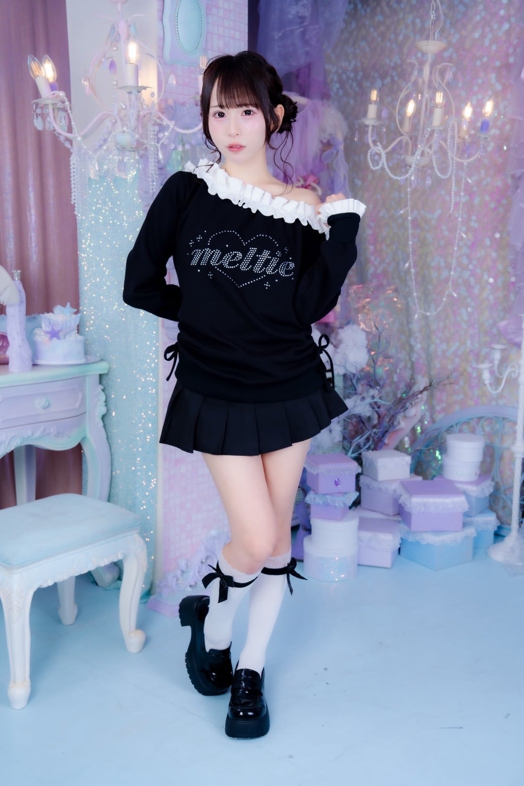 Kitten Frill One Shoulder Tops