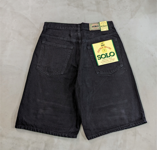 90s SOLO SEMORE  Dead stock!! short "black" 34  小岩店