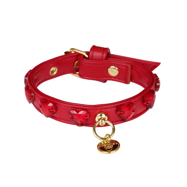Art. f1677N collar Red Love / Charlotte's Dress