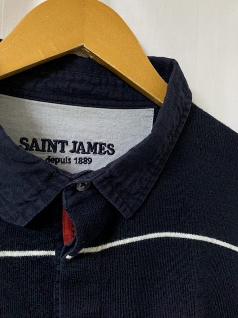 Border Pattern Switched Design Spring Sweater "SAINT JAMES"