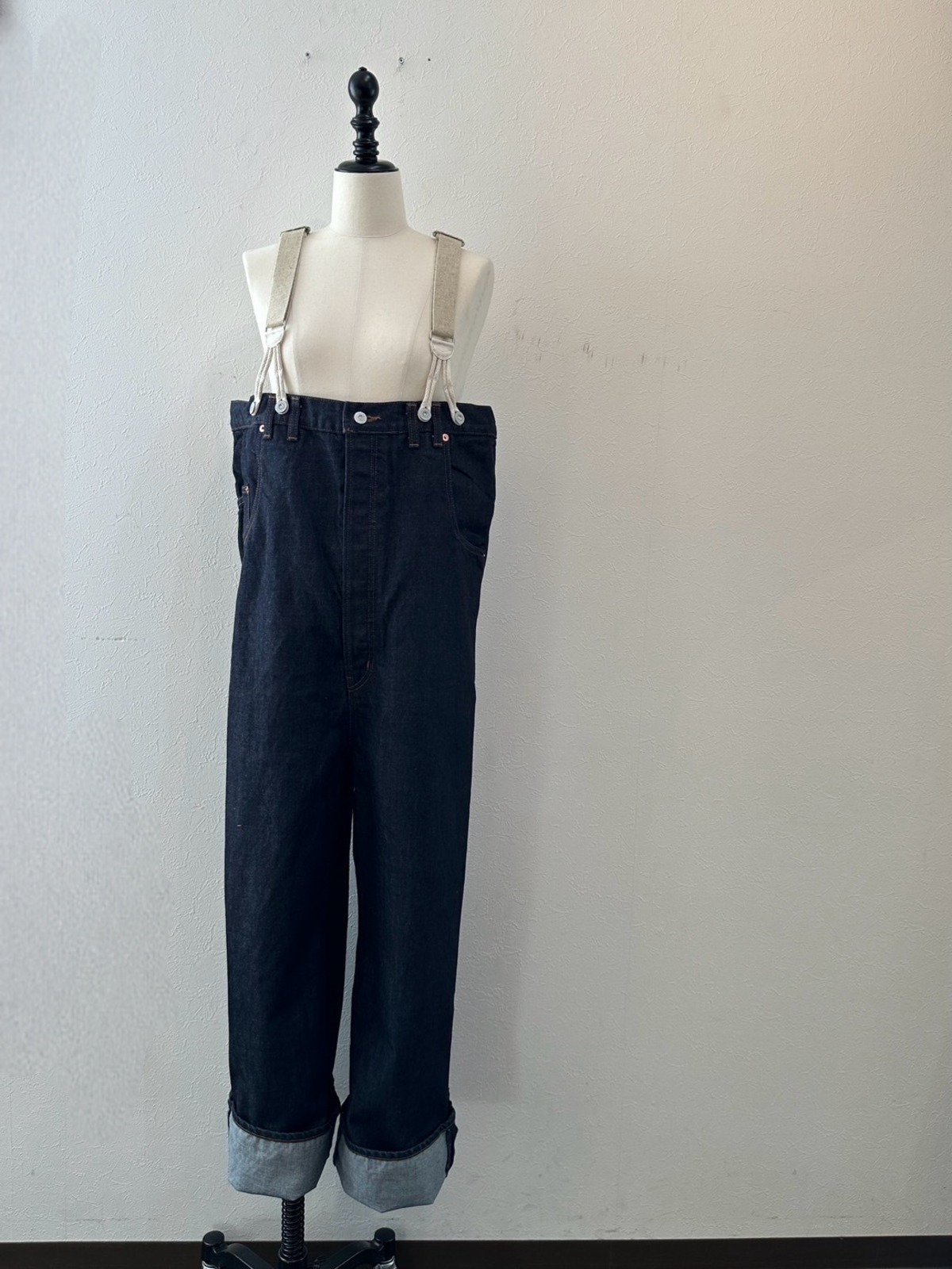 NATIVE VILLAGE 33231-04213 サスペンダーデニムパンツ | lucerluca