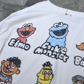 Sesame Street arm print long sleeve tee