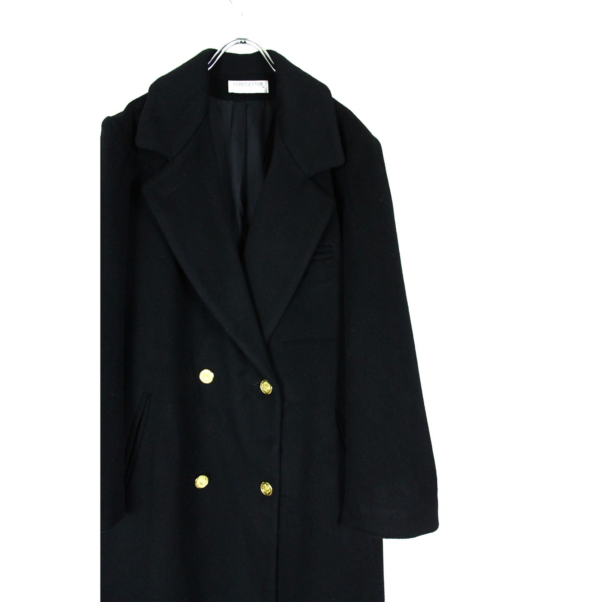 ビンテージ FORECASTER メルトンウール ブラックカラー ダブルブレスト  