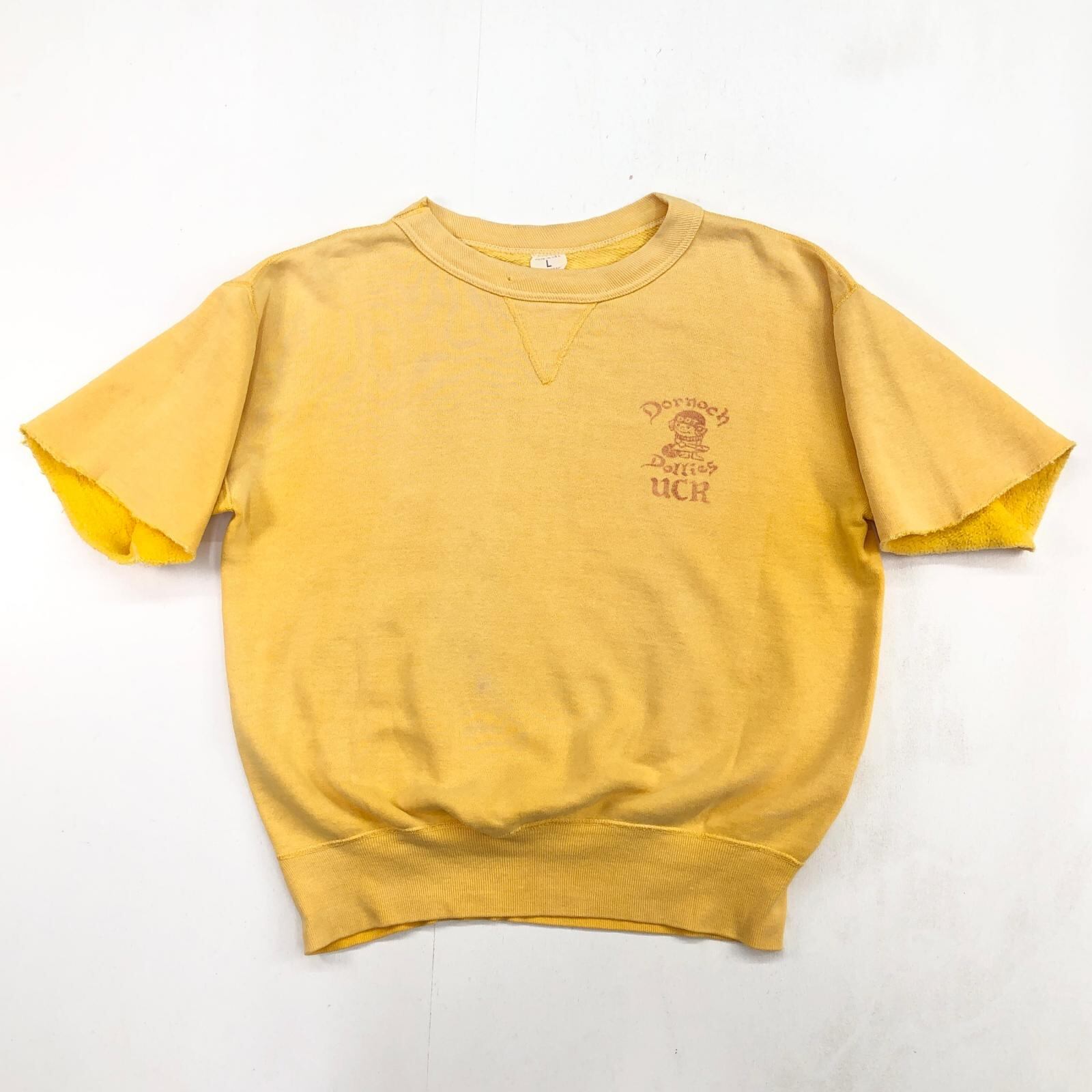 RUSSELL ATHLETIC ラッセル 50- 60年代 USA製 貼り付け 前V サイズタグ