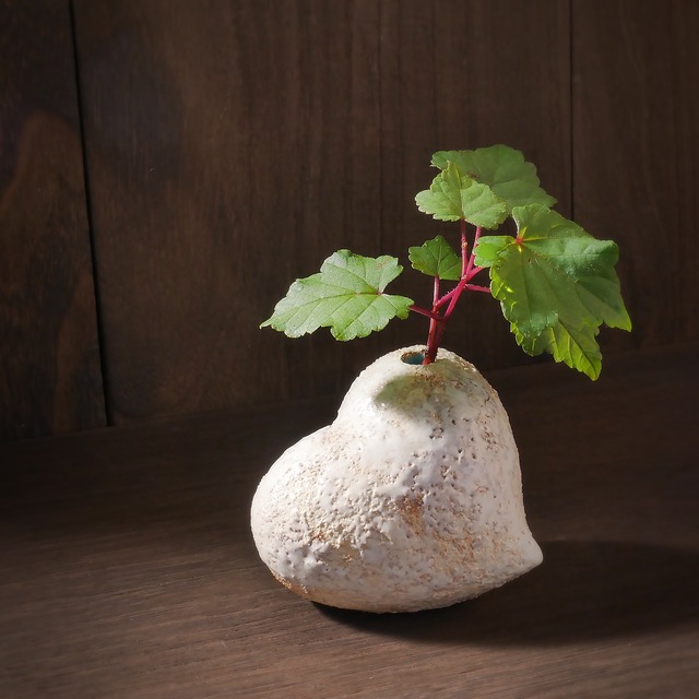 ハートの花入れ suger coated no.2