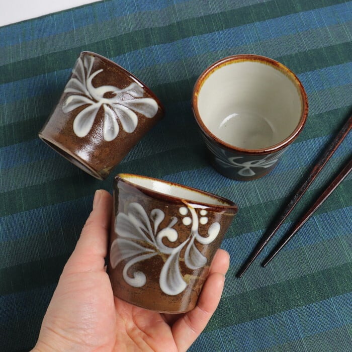 やちむん 陶眞窯 そば猪口 いっちん Yachimun Soba cup Itchin #131