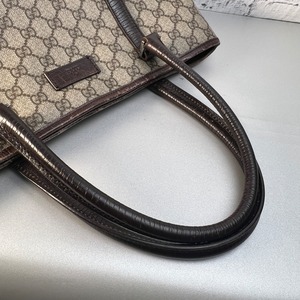 【最終処分SALE】GUCCI グッチ  GG総柄  ハンドバッグ ブラウン A-10864