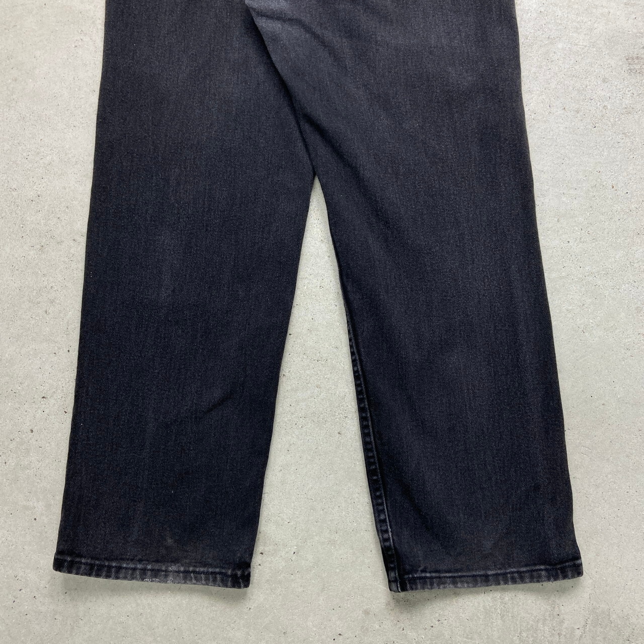 00年代 Lee リー ブラックデニムパンツ RELAXED FIT テーパード メンズ 