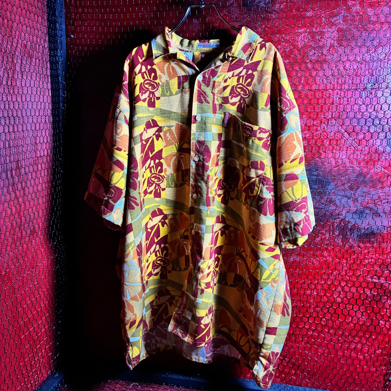 ECKO UNLTD オープンカラーシャツ 柄シャツ エコー