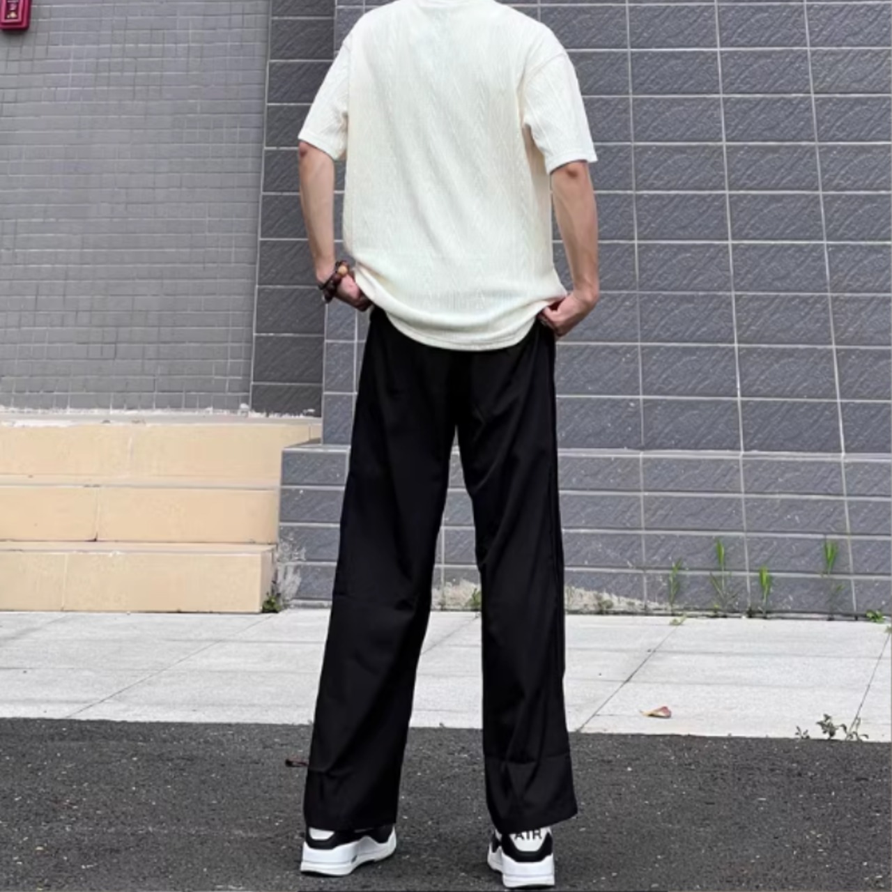 テクスチャーニット半袖ポロシャツ　0754