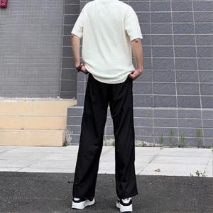 テクスチャーニット半袖ポロシャツ　0754