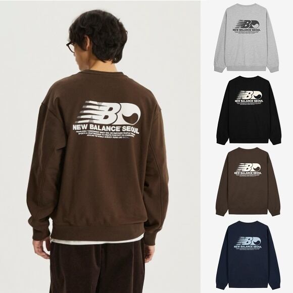 【New Balance】UNI NB Seoul Exclusive Sweat-T(SEMI OVER FIT)