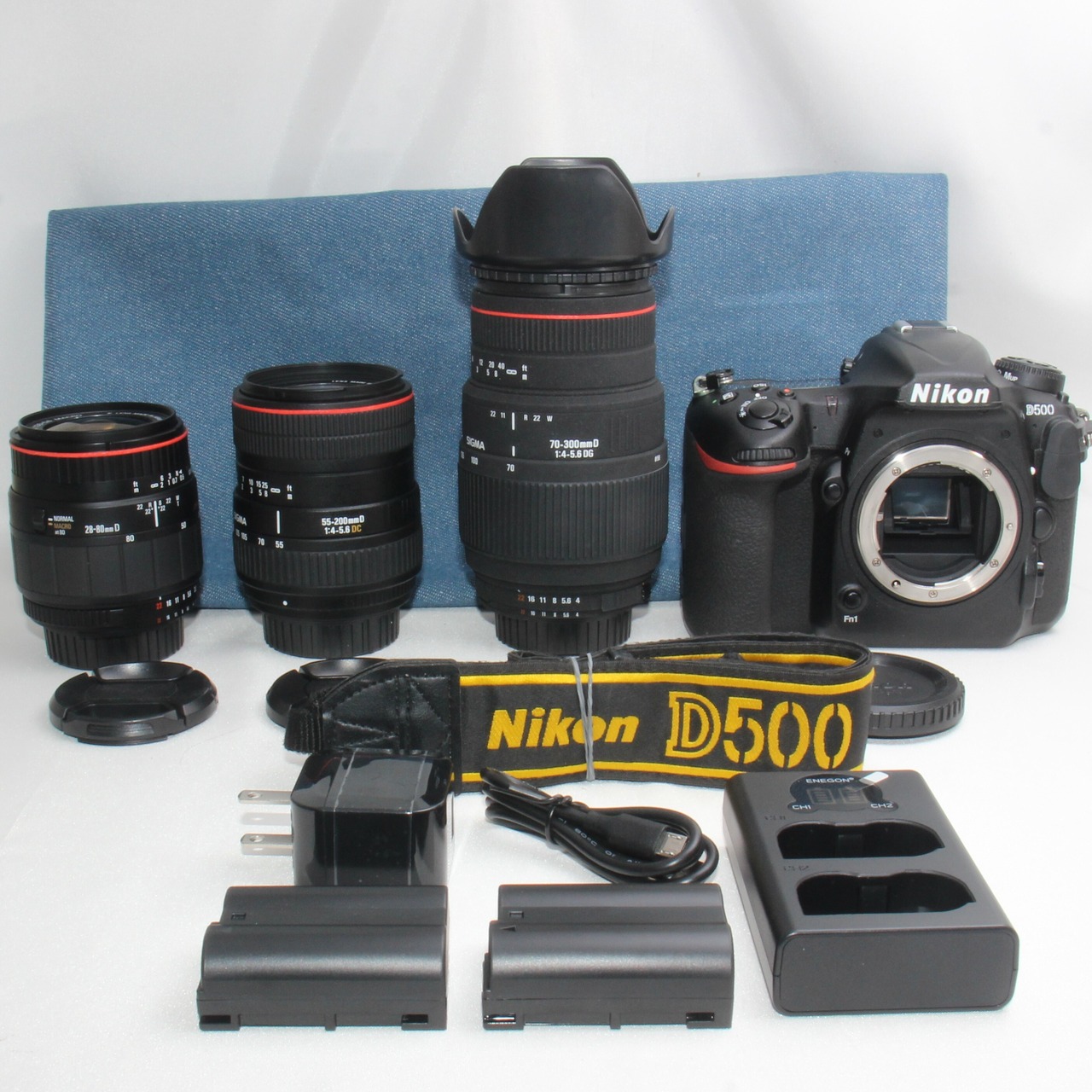 ❤️予備バッテリー付き❤️Nikon D500 超望遠 トリプルレンズセット 