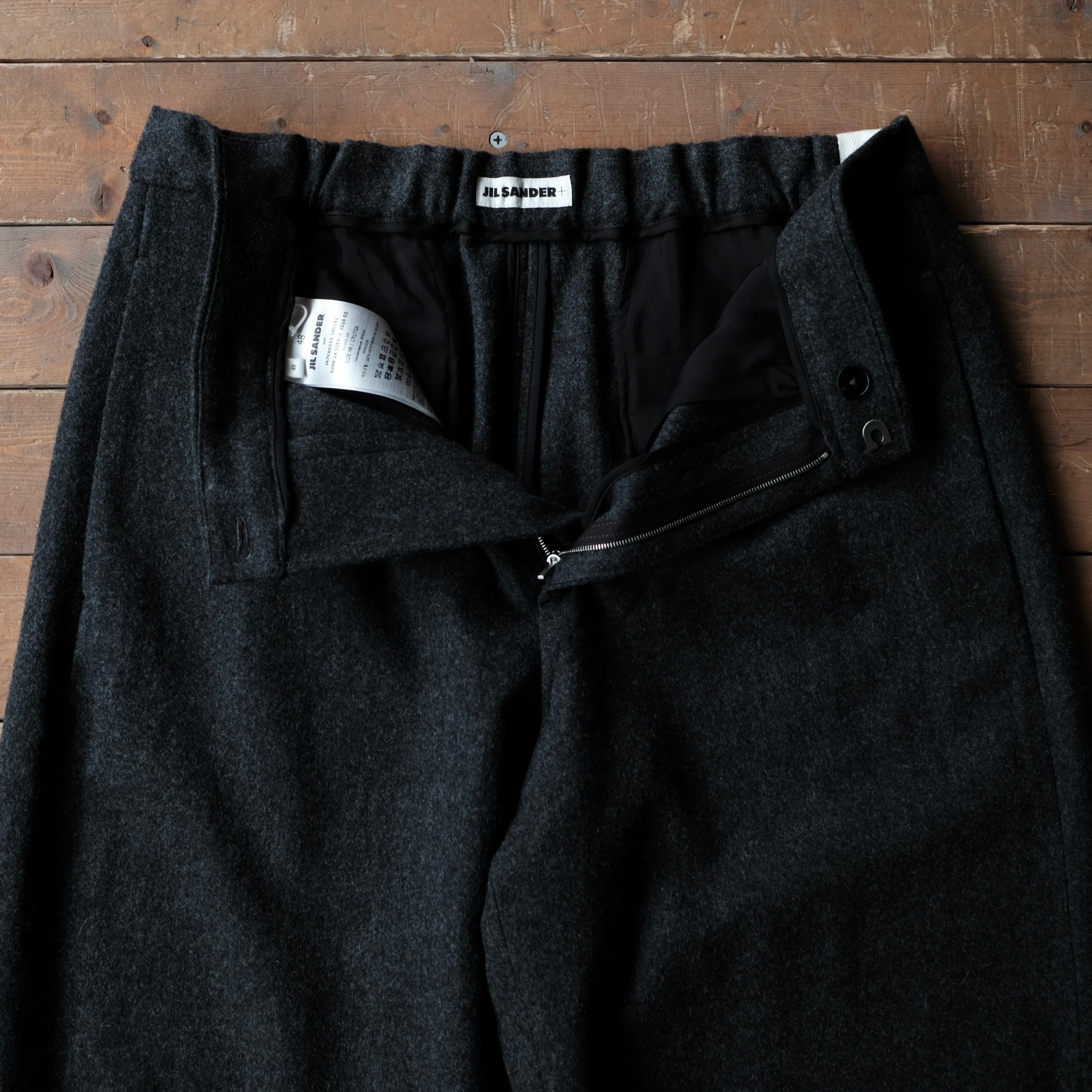 JIL SANDER 24AW WOOL FLANNEL PANTS | safarionline