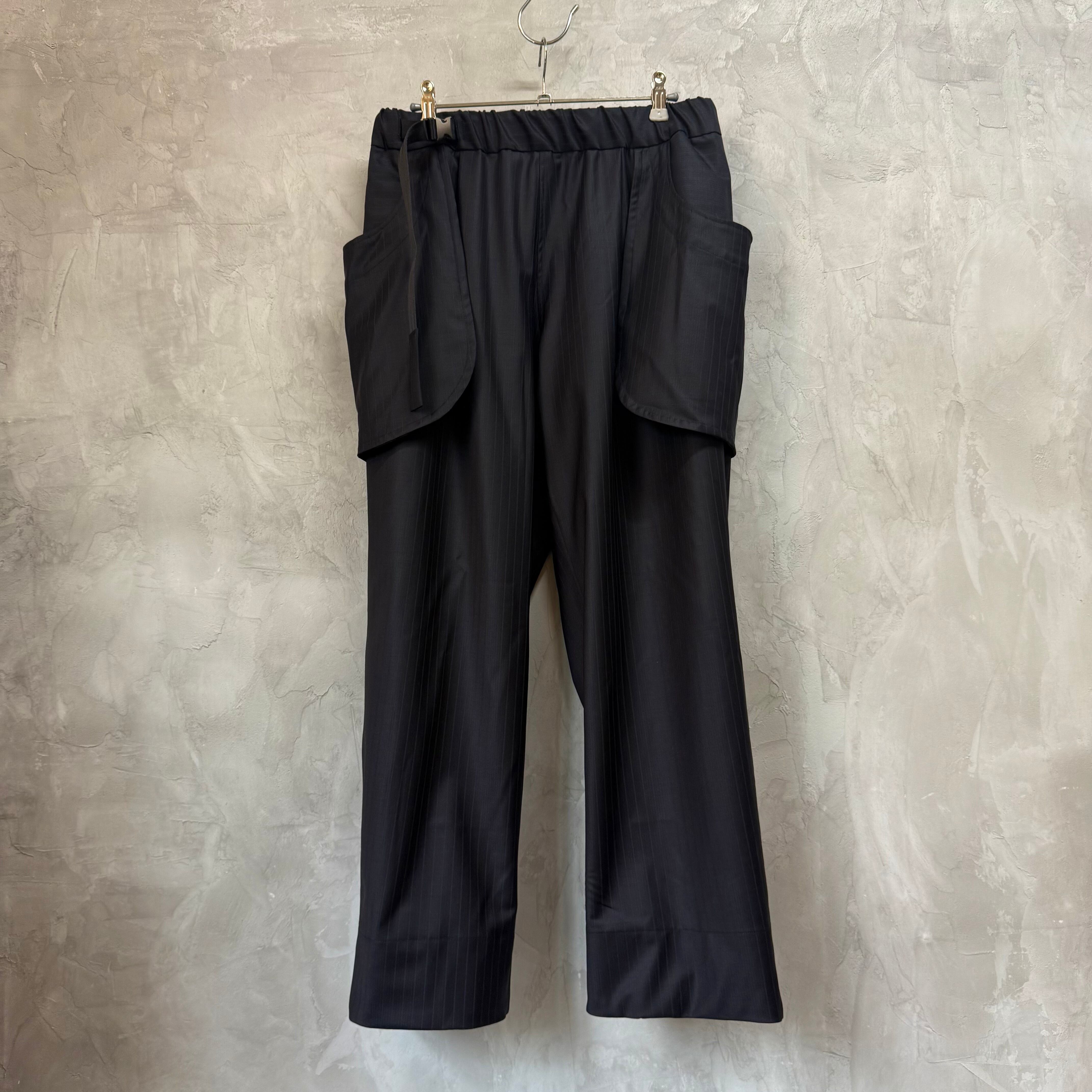 パンツ motokitanaka 4tuck wide pants men's | motokitanaka