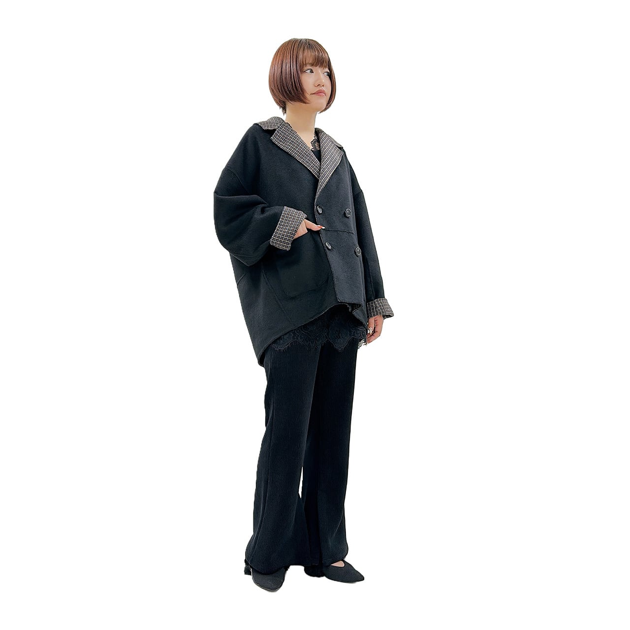 ⭐限定予約商品⭐【ayane】リバーシブルコート 876801 アヤン | red earth