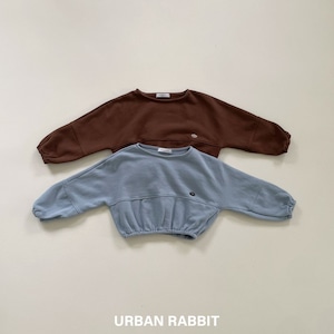 【urbanrabbit】バルーン切替プルオーバー ブラウン 90~130cm 240831