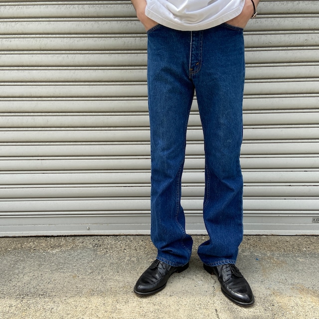 90s carhartt テーパードデニムパンツ　インディゴカラー　W33L30