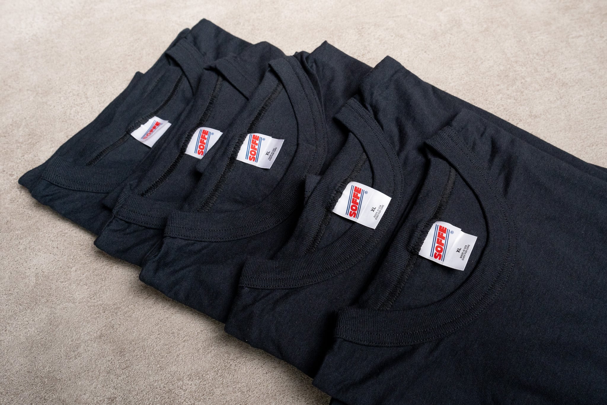 DEADSTOCK】Binder Neck Tee by SOFFE Made In USA 新品 ソフィー T