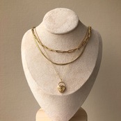 ハート ロングネックレス［GSN019］