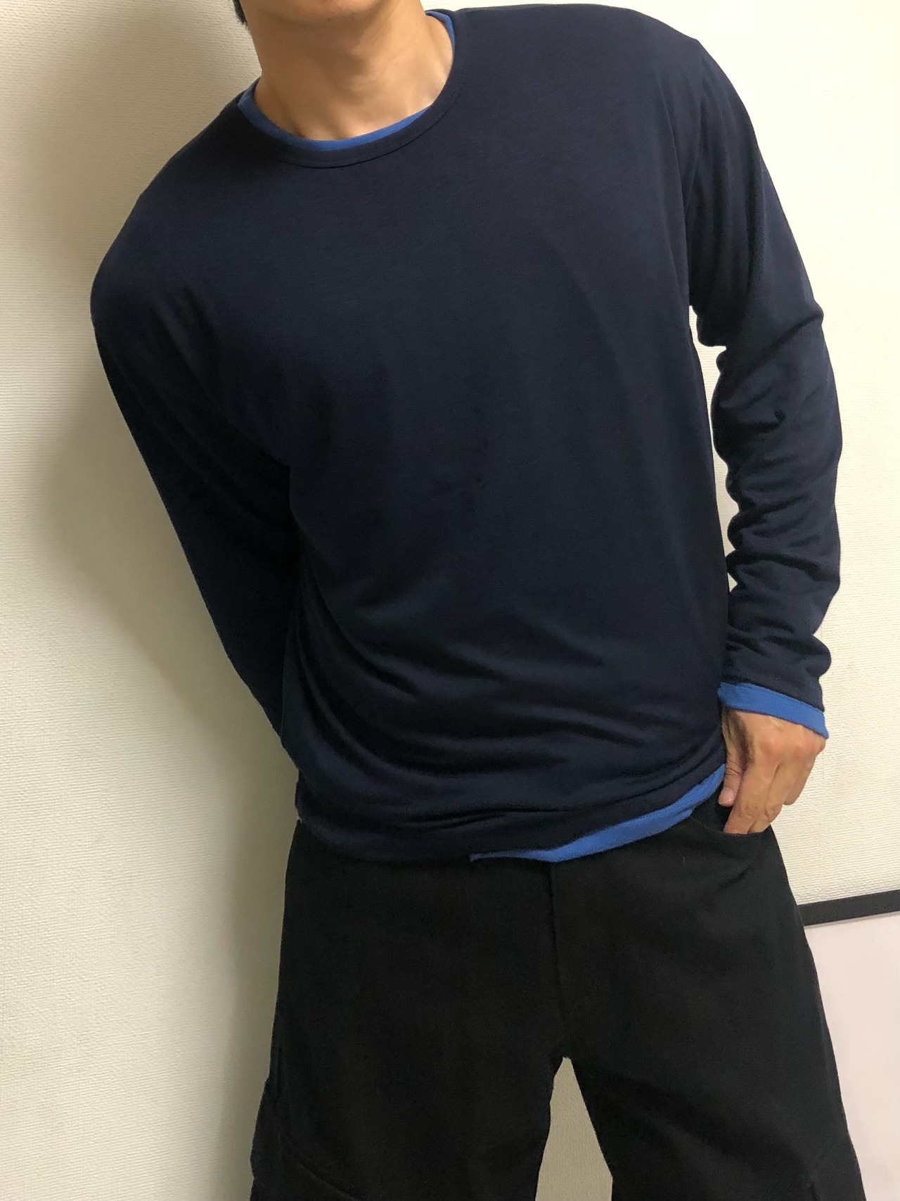 【1+1割引】Standard Layered Long Sleeve Tee (9color) - 6
