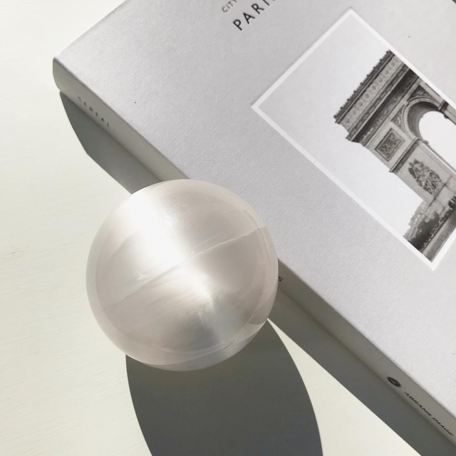 Full Moon (Pink Selenite)