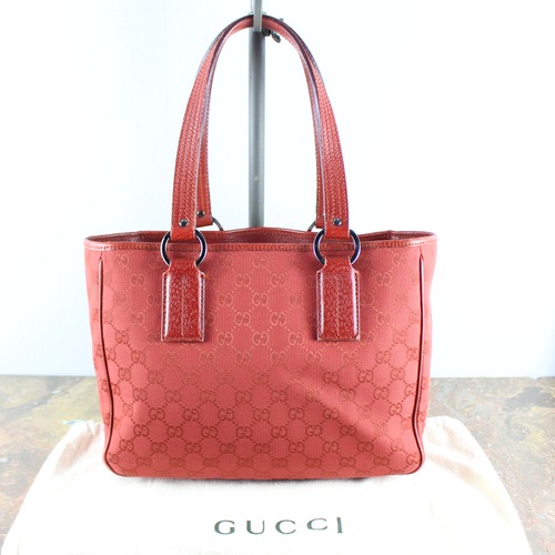 ◎.GUCCI GG PATTERNED TOTE BAG MADE IN ITALY/グッチGG柄トートバッグ 2000000048062