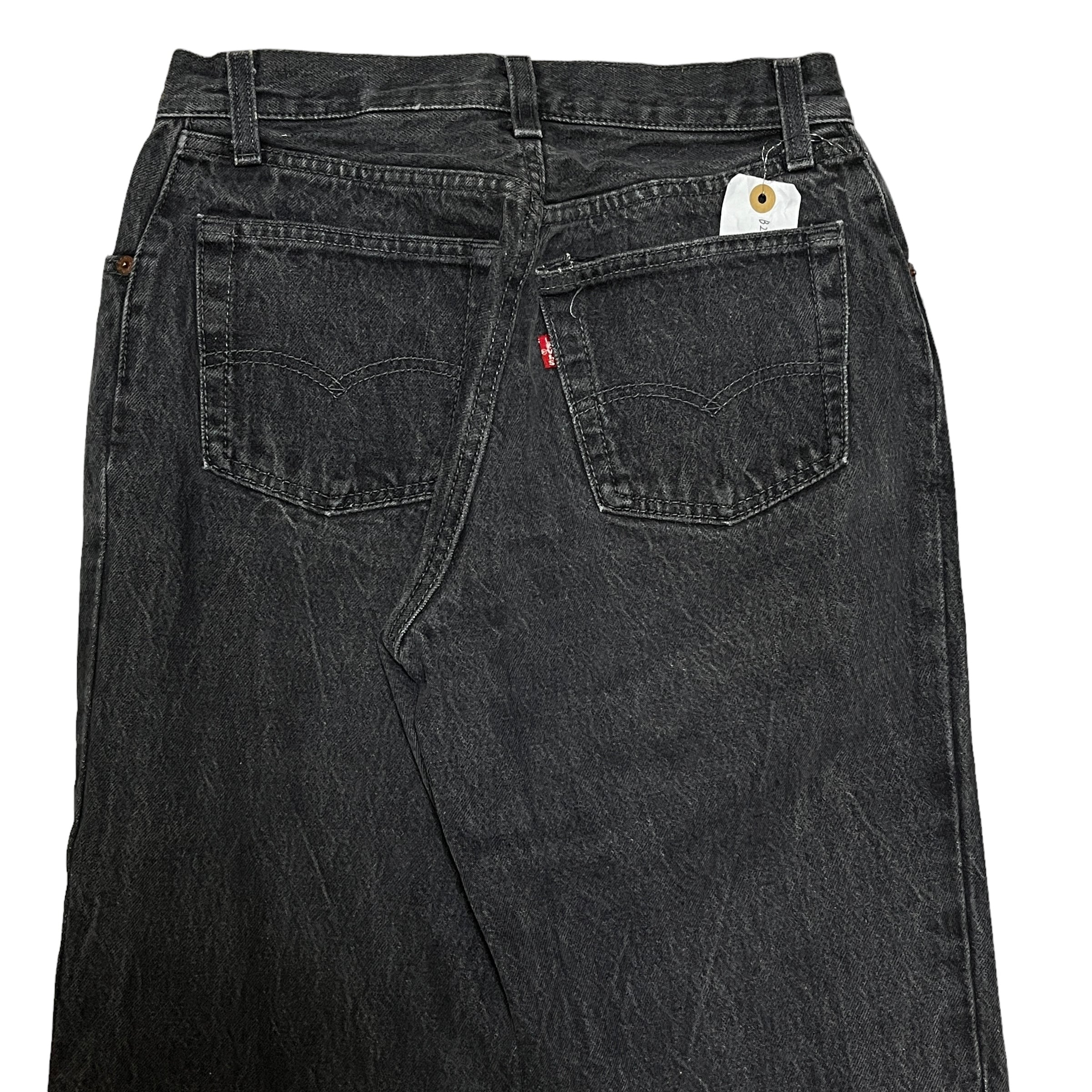 80s USED】 LEVI'S リーバイス 501 先染め ブラック W33