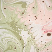 《ピスタージュ×ストロベリークリーム》❤︎マーブル柄〜洗えるきもの（シルジェリー）〜