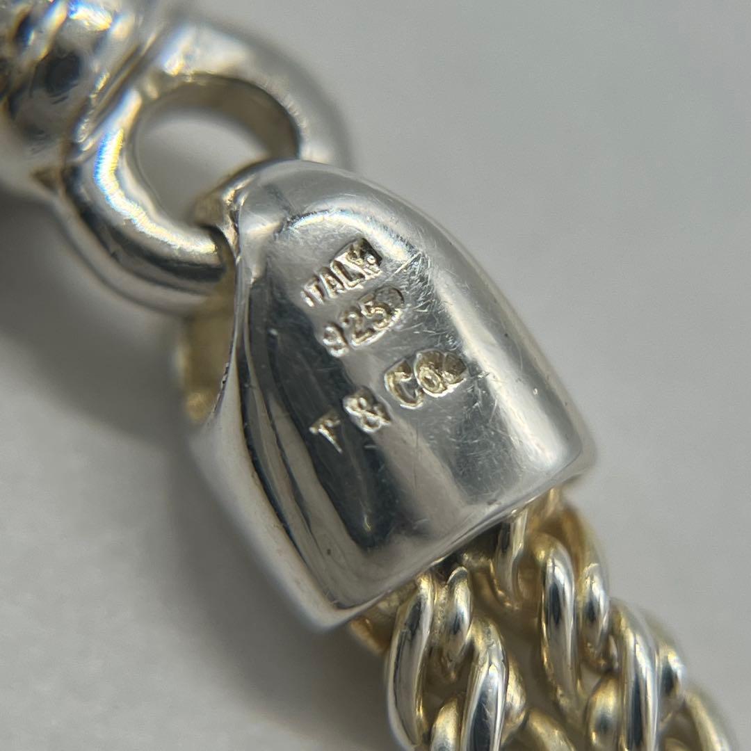 ティファニー TIFFANY&CO ダブルロープ ダブルハート ブレスレット