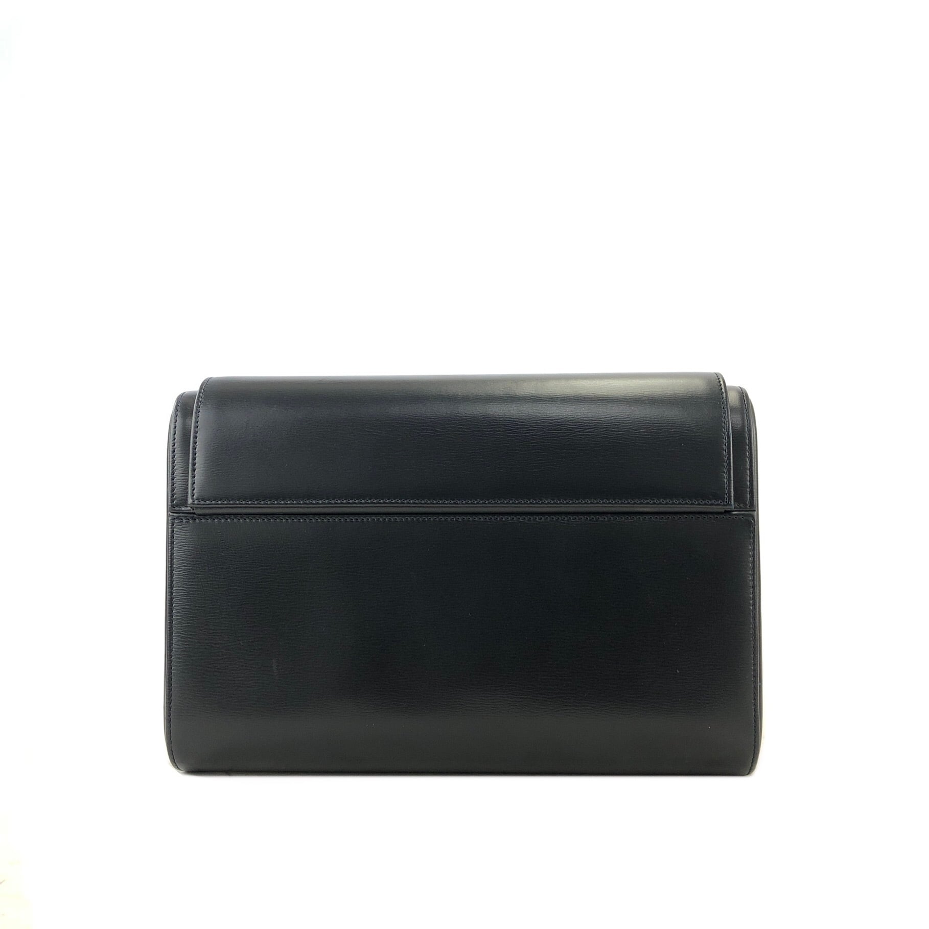 Cartier カルティエ サファイアライン ストーン レザー クラッチバッグ