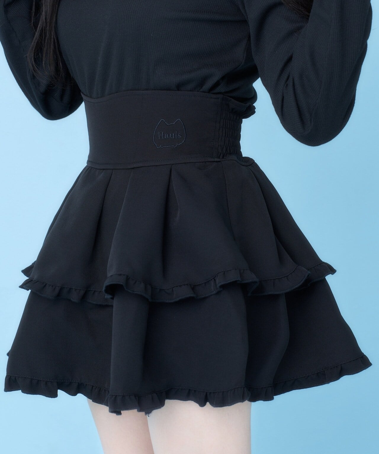 ティアードふり×2ミニ×2すかーと(ブラック) | Hauls