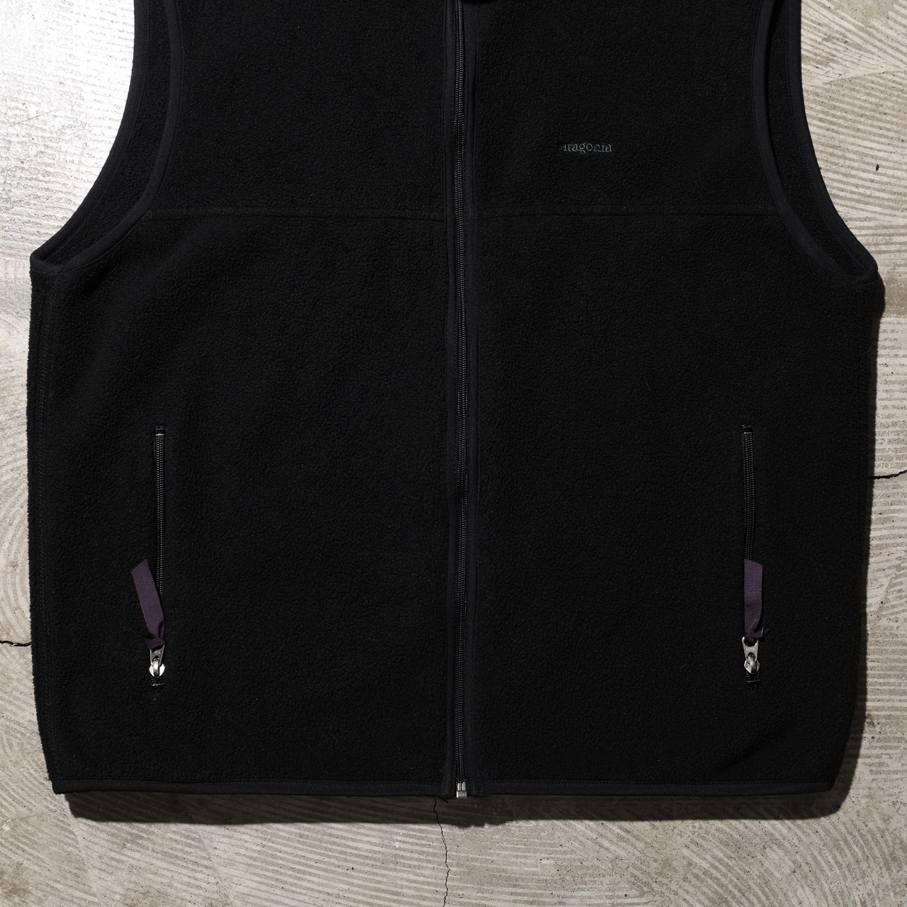 極美品 L USA 90s 黒 Synchilla Vest Patagonia シンチラベスト パタゴニア ブラック