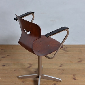 GALVANITAS Desk Arm Chair / ガルファニタス デスク アーム チェア〈デスクチェア・オフィス家具・プライウッドチェア〉112192