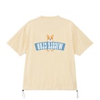 TURN AROUND Drawcord Tee -Ivory-　[T0020]