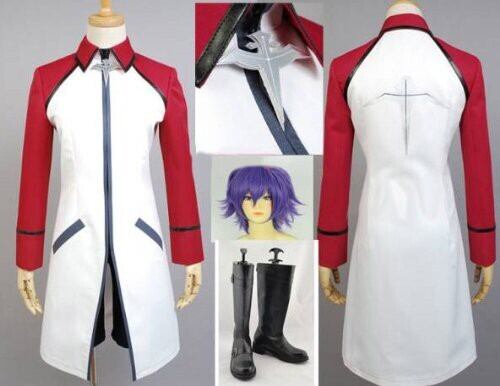 K2439 八犬伝―東方八犬異聞 犬塚信乃（いぬづか しの）衣装＋ウィッグ+