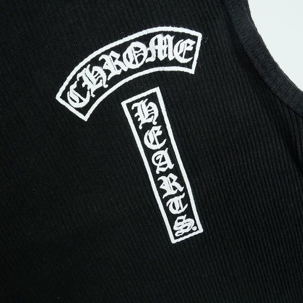 Size【L】 CHROME HEARTS クロム・ハーツ T-BAR CROSS RIB TANK TOP