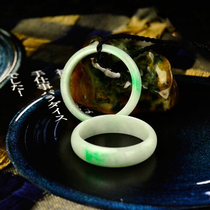 ❤️新品翡翠バングル くりぬき彫刻翡翠バングル014_63mm 【A翡翠.com】