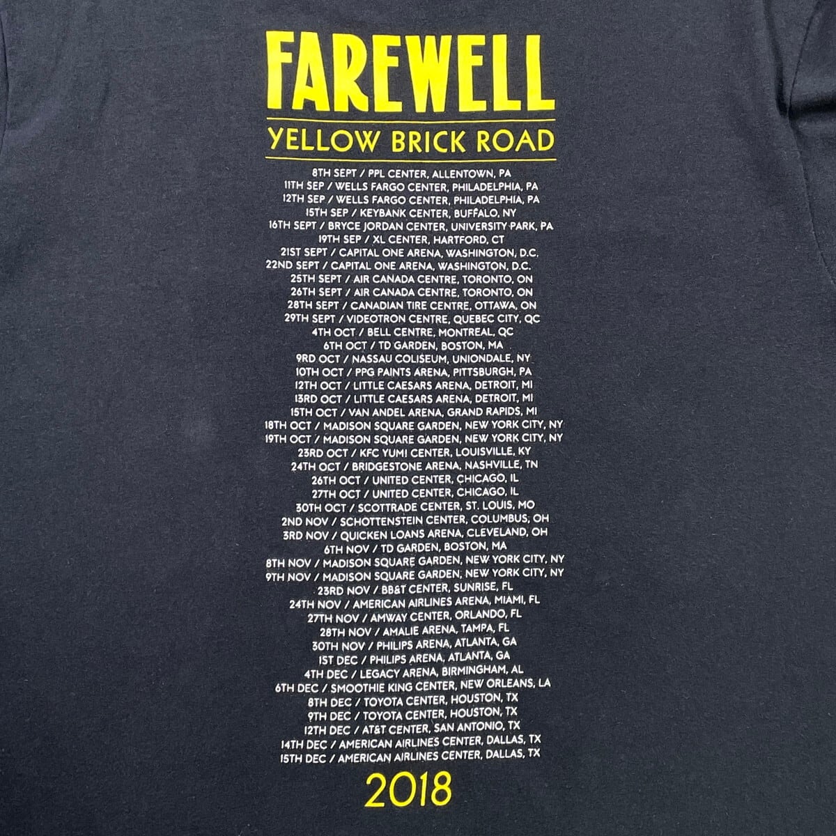 ELTON JOHN エルトンジョン FAREWELL YELLOW BRICK ROAD ツアー バンド