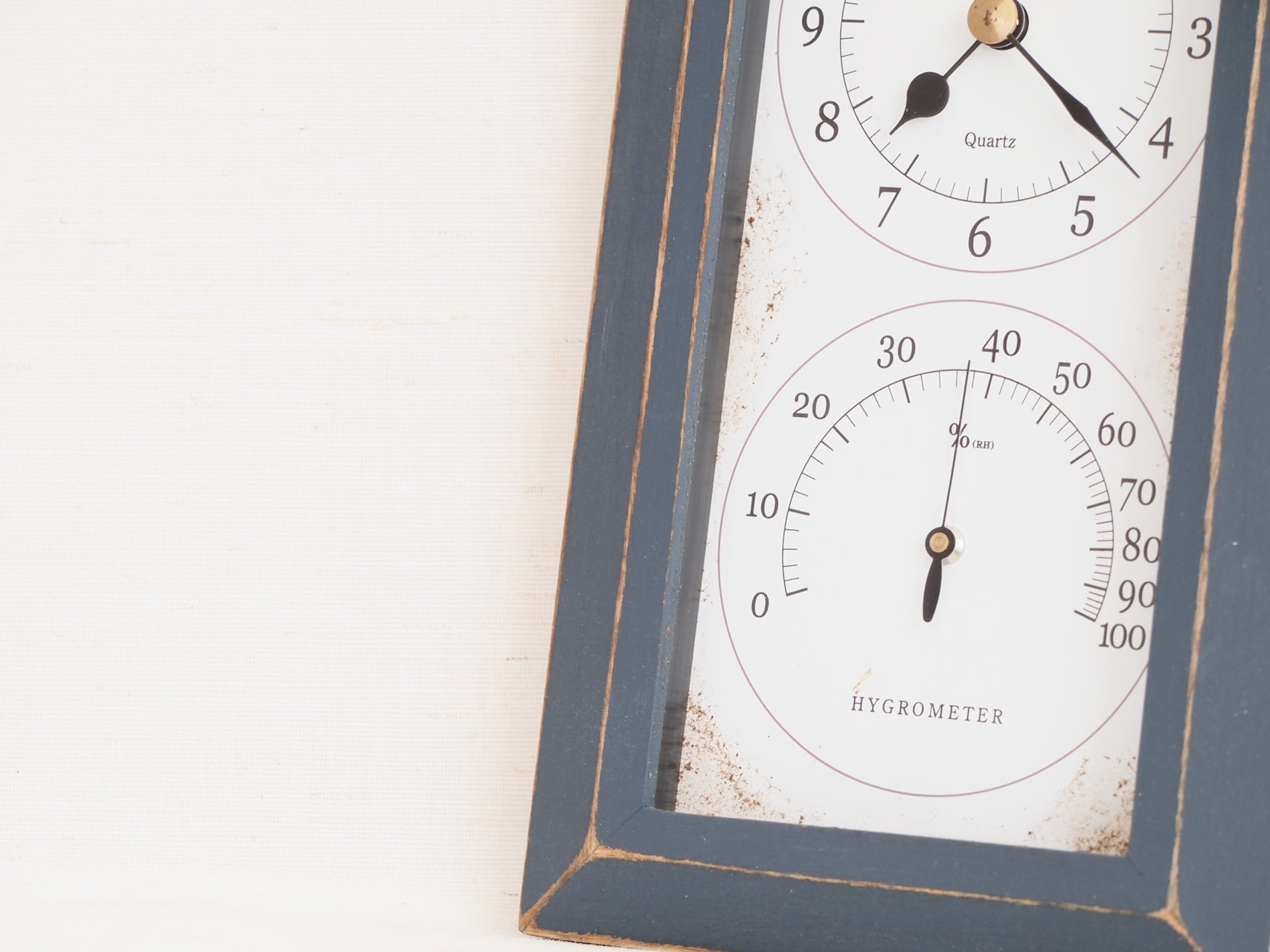 HAKARU ハカル / 温湿度計 時計 Antique Clock アンティーククロック