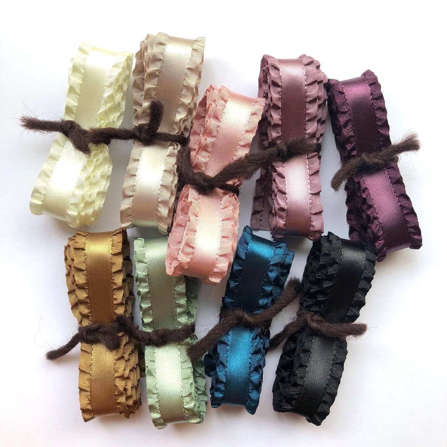 Mokuba Ruffled Satin Ribbon – Vintage Passementerie