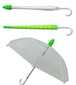 満員電車でも安心　伸縮　傘カバー　DIYビニール傘　グリーン【送料無料】