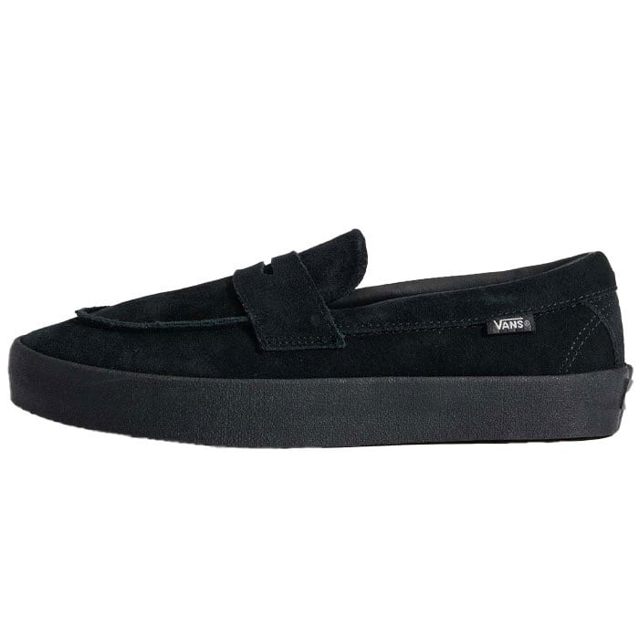 VANS skate loafer BLACK/BLACK バンズ スニーカー ローファー